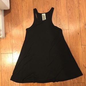 Free People cotton racer back shift dress
